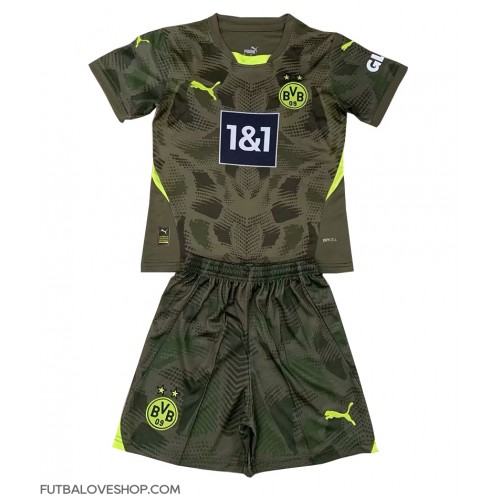 Dres Borussia Dortmund Brankarsky Preč pre deti 2024-25 Krátky Rukáv (+ trenírky)